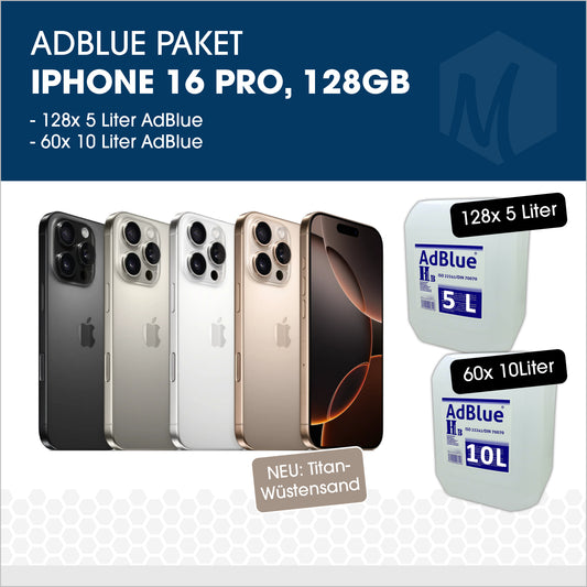 AdBlue Mischpaket 5 mit iPhone 16 Pro