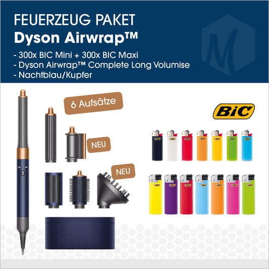 Feuerzeug-Paket mit Dyson Airwrap