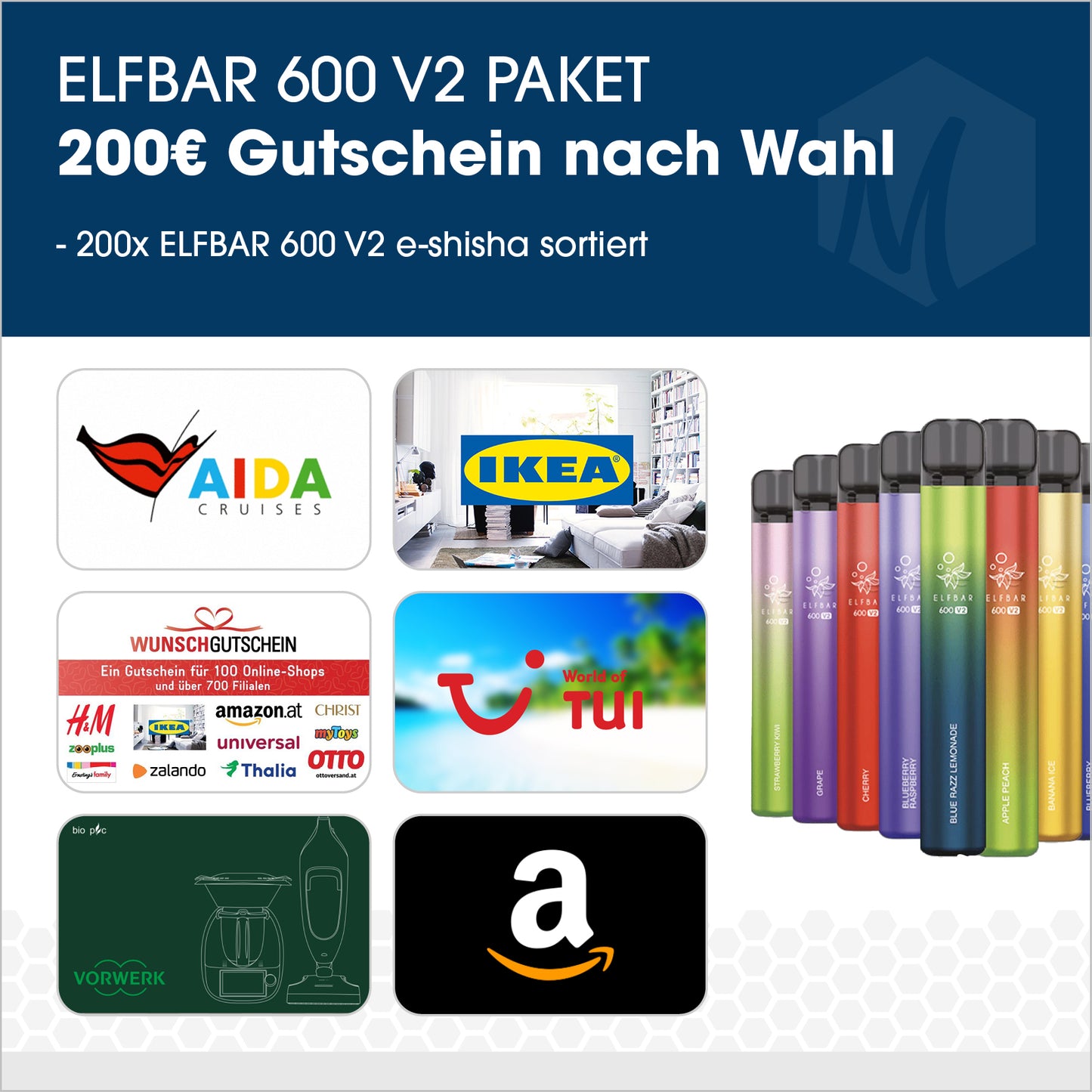 Elfbar - Paket mit Gutschein