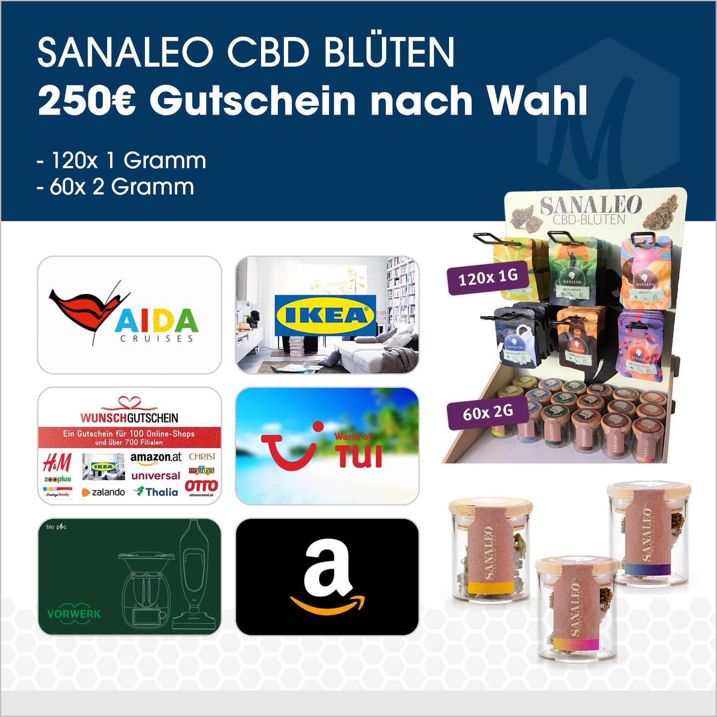 Aktionspaket Sanaleo CBD Blüten