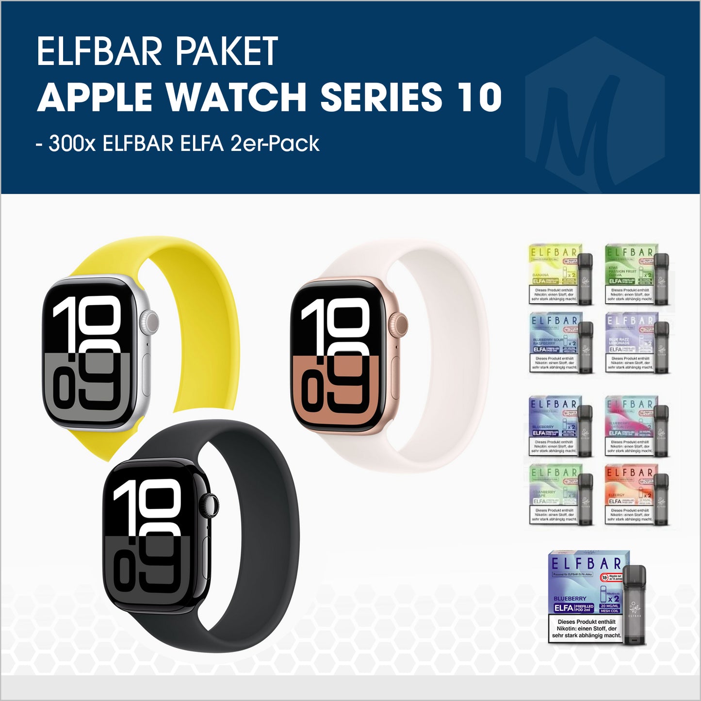 Elfbar Elfa - Paket mit Apple Watch Series 10