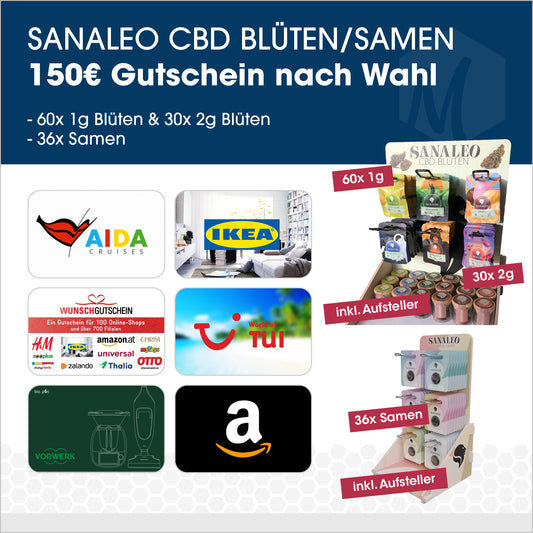 Aktionspaket Sanaleo CBD Blüten & Cannabissamen