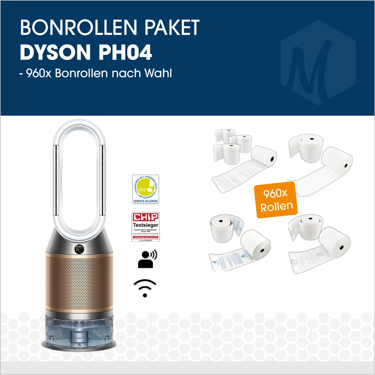 Bonrollen-Paket mit Dyson Luftbefeuchter