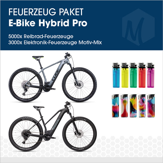 Feuerzeug-Paket mit E-Bike Cube Kathmandu